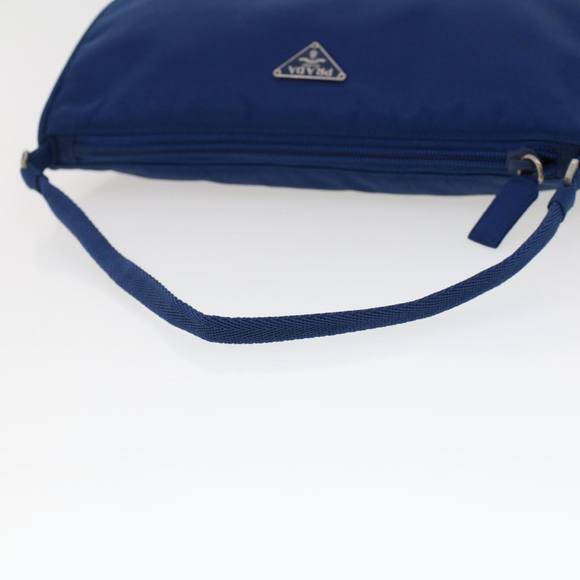 PRADA Accessory Pouch Nylon Blue Auth 44146 - Picture 7 of 16